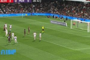 小将科莫托造点+主罚命中!AC米兰4-0珀斯光荣!